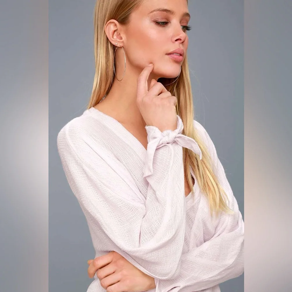 Free People Morning Dolman Sleeve Gauze Top